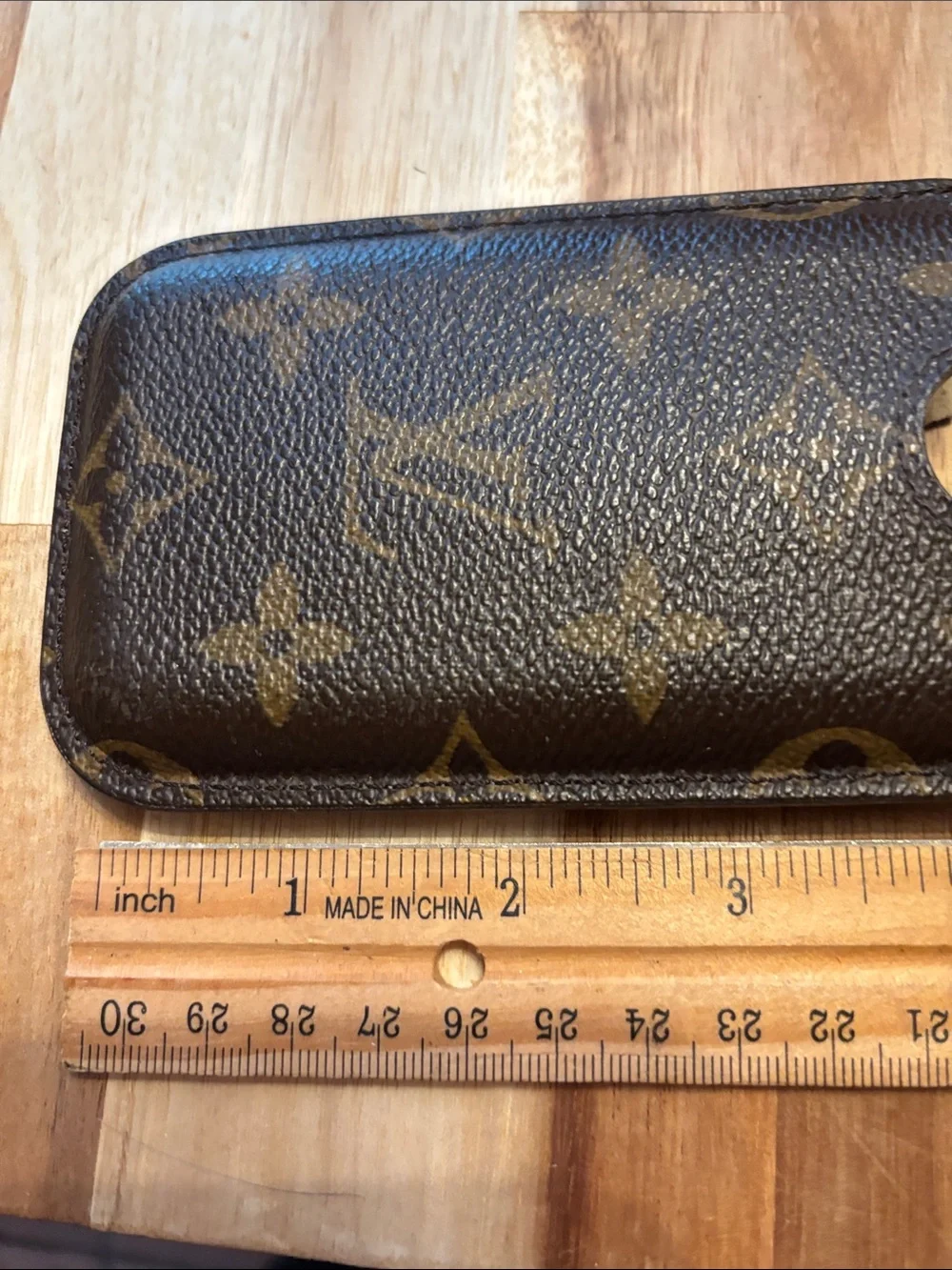 Louis Vuitton Monogram Canvas Phone Sleeve 3G with bags, tags, box!